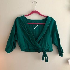 Urban Outfitter Crop Tie Top